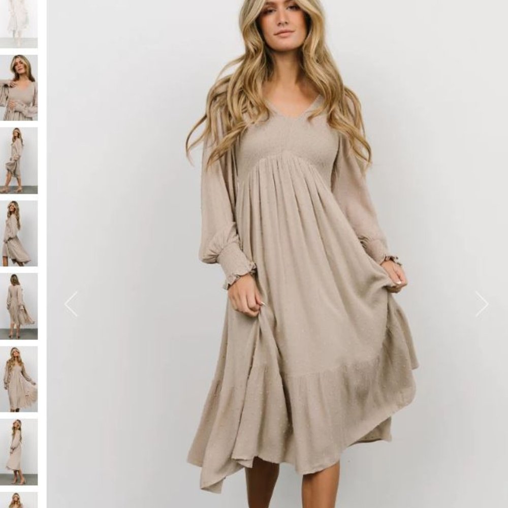 Midi Dress- in rust